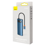 Hub Docking Station USB-C 6 en 1 Gleam Series Azul