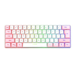 Teclado Compacto RGB para Gaming y Trabajo