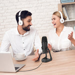Micrófono Condensador USB para Streaming y Grabación