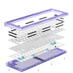 Teclado Mecánico RGB con Carcasa Transparente