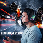 Auriculares Gaming RGB Con Cable Para PC y PS4