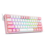 Teclado Mecánico RGB Dual Keycap Con Cable