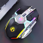 Ratón Gaming Inalámbrico RGB con Carga Silenciosa