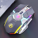 Ratón Gaming Inalámbrico RGB con Carga Silenciosa