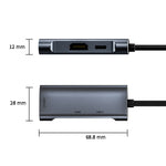 Estación de Acoplamiento USB-C Triple Salida HDMI Carga Rápida