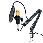 Micrófono BM800 USB con Tarjeta de Sonido para Streaming y Grabación