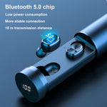 Auriculares Inalámbricos Bluetooth 5.0 8D HIFI Gaming con Micrófono