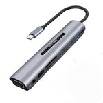 Hub Docking USB-C 9 en 1 HDMI VGA para Laptop y Móvil