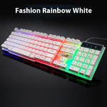 Teclado Gaming Mecánico con Cable USB y Retroiluminación LED
