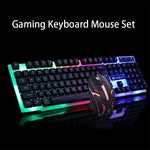 Teclado y Ratón Gaming GTX300 RGB con Pad de Juego