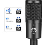 Micrófono USB para Grabación en PC y Laptop