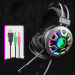 Auriculares Gaming M5 RGB Anti-Ruido Bajos Potentes