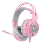 Auriculares Gaming 7.1 Surround USB LED Orejas Gato