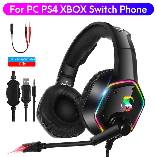 Headset Gaming RGB con Cancelación de Ruido