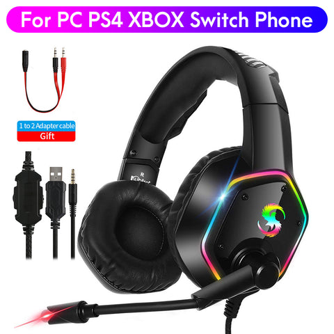 Headset Gaming RGB con Cancelación de Ruido