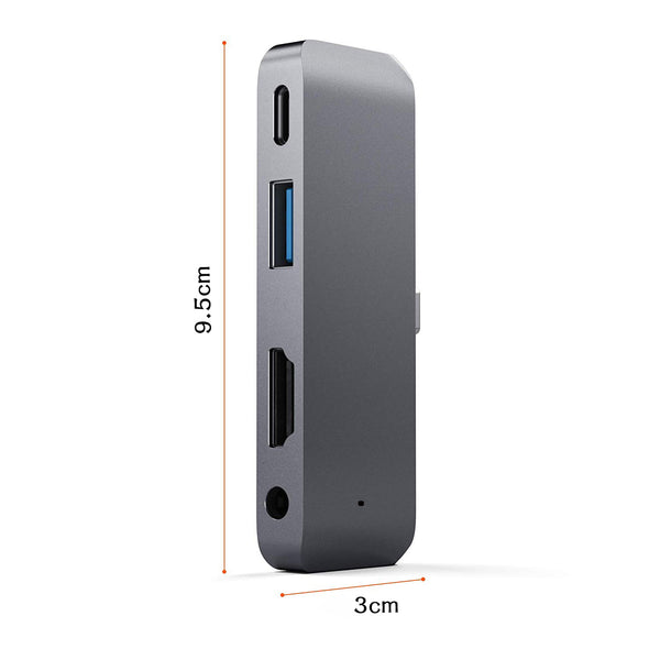 Hub USB-C a HDMI con puerto 3.5mm y Power Delivery para iPad Pro