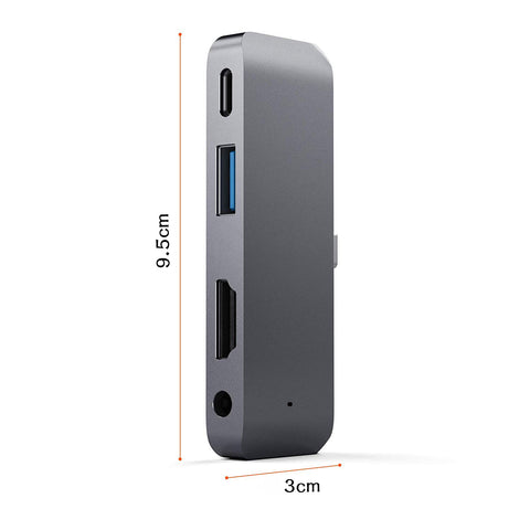 Hub USB-C a HDMI con puerto 3.5mm y Power Delivery para iPad Pro