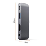 Hub USB-C a HDMI con puerto 3.5mm y Power Delivery para iPad Pro