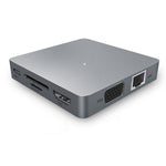 Docking Station USB-C 11 en 1 HDMI VGA RJ45 USB 3.0