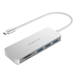 Hub USB 3.0 Multifunción con Lector de Tarjetas