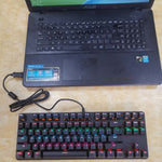 Teclado Mecánico Gaming 87 Teclas RGB