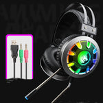 Auriculares Gaming M5 RGB Anti-Ruido Bajos Potentes