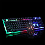 Teclado y Ratón Gaming GTX300 RGB con Pad de Juego