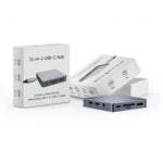 Docking Station USB-C 11 en 1 HDMI VGA RJ45 USB 3.0
