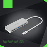 Hub USB 3.0 Multifunción con Lector de Tarjetas