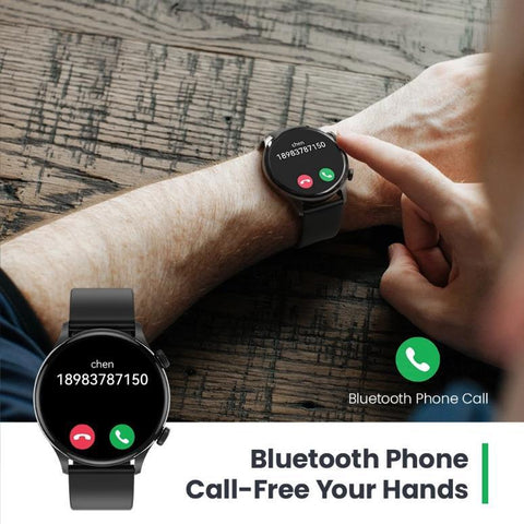 Reloj Inteligente Bluetooth con Monitor Cardíaco y Oxígeno