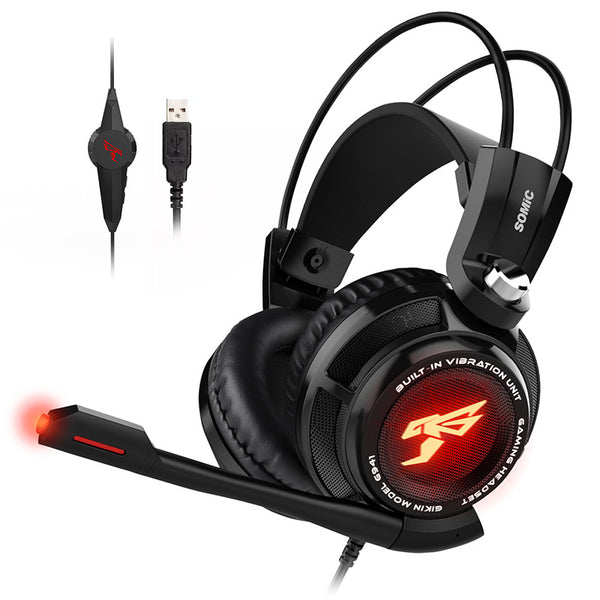 Auriculares Gaming Over-Ear con Micrófono
