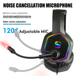 Headset Gaming RGB con Cancelación de Ruido