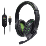 Headset Gaming Wired con Micrófono y Iluminación LED