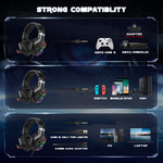 Auriculares Gaming ONIKUMA K10 PRO con Micrófono RGB
