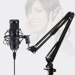 Micrófono Condensador USB 192KHz 24Bit BM-800 para Streaming