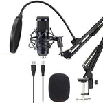 Micrófono Condensador USB 192KHz 24Bit BM-800 para Streaming