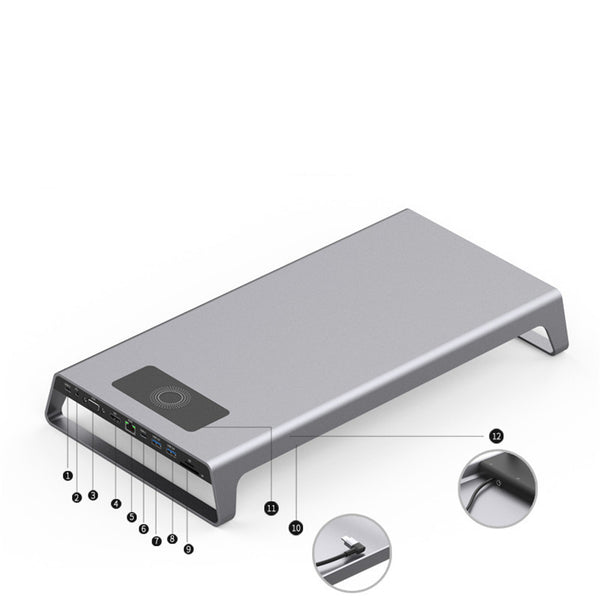 Estación de Acoplamiento USB-C 11 en 1 - 4K HDMI VGA