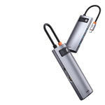 Hub USB-C 8 en 1 Baseus con HDMI para MacBook