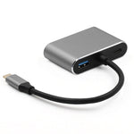 Hub USB-C 7 en 1 con HDMI 4K y VGA