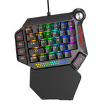 Teclado Gaming Compacto RGB con Grabación de Macros