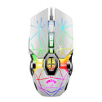 Ratón Mecánico Gaming RGB con Cable USB