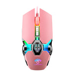 Ratón Mecánico Gaming RGB con Cable USB