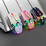 Ratón Mecánico Gaming RGB con Cable USB