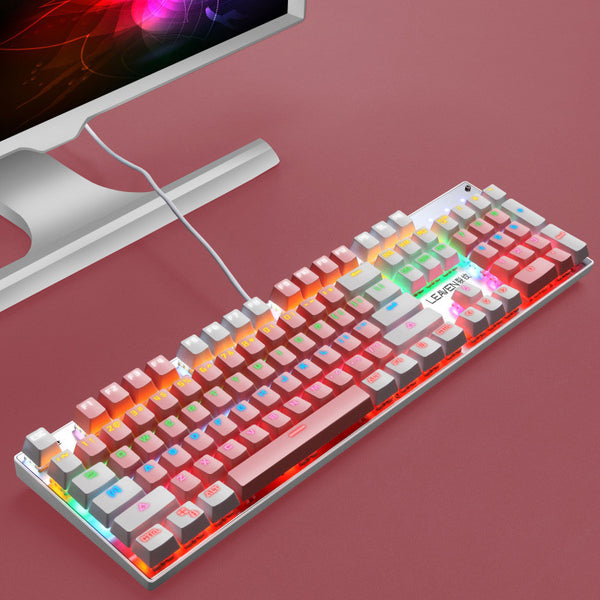 Teclado Gaming RGB USB con Iluminación Personalizable