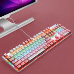 Teclado Gaming RGB USB con Iluminación Personalizable