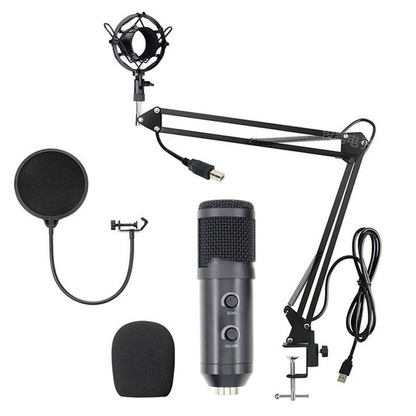Micrófono USB Condensador para Streaming y Karaoke