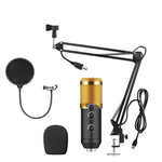 Micrófono USB Condensador para Streaming y Karaoke