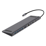 Hub Multipuerto USB-C 12 en 1 con Salida HD