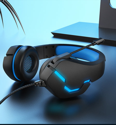 Auriculares Gaming J10 3.5mm con Micrófono y Luces LED