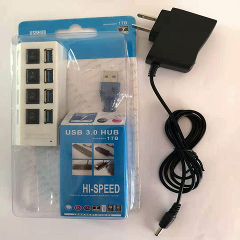 Hub USB con Interruptores Independientes
